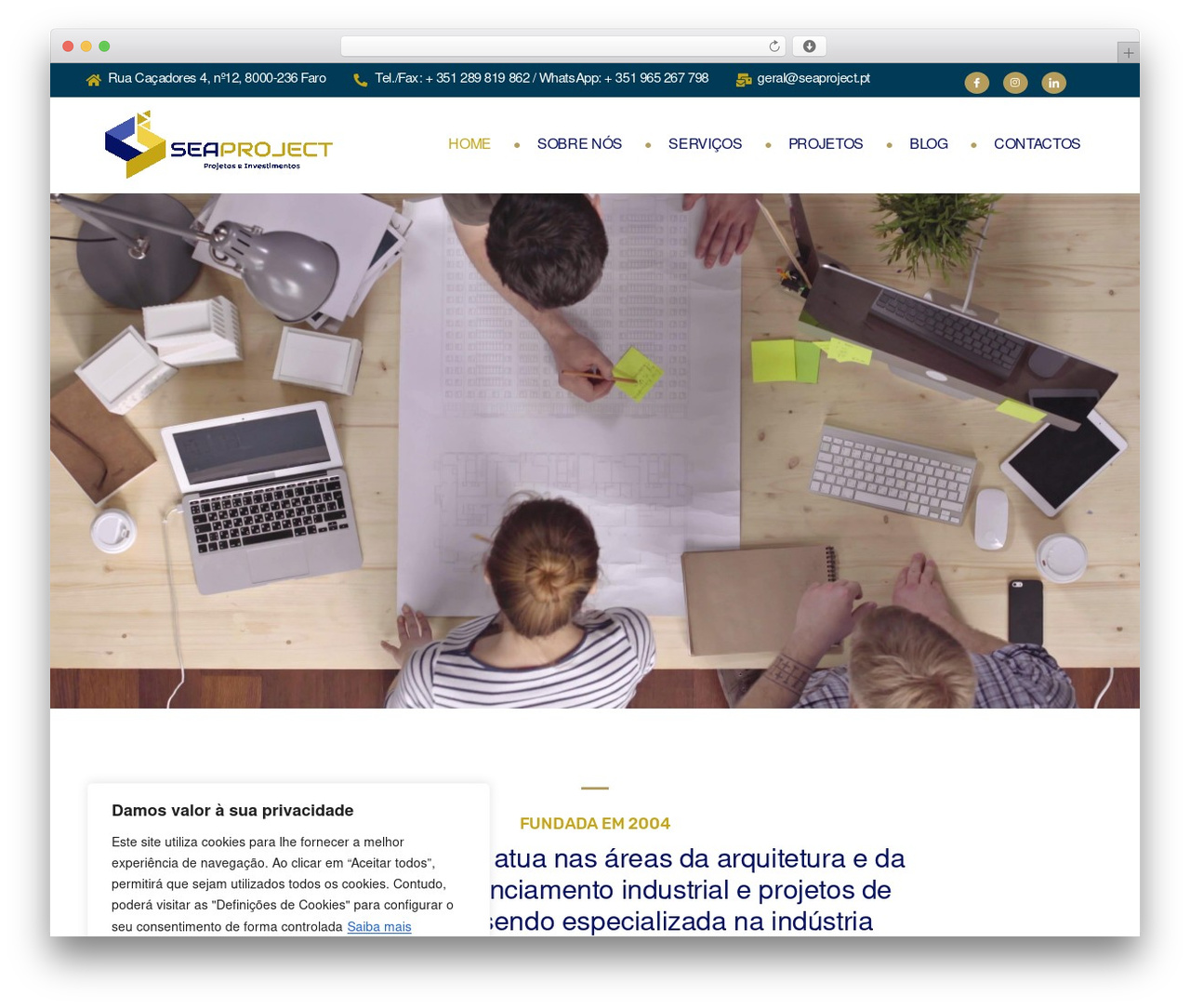 Theme WordPress Theme3WX - seaproject.pt