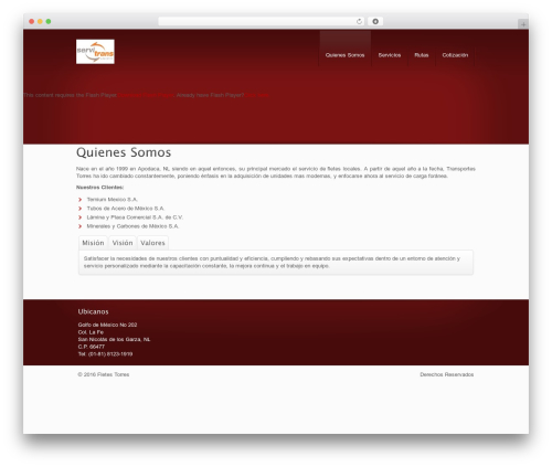 Theme WordPress DynamiX - servitranstl.com