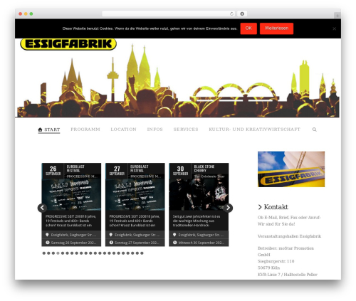 Eventon slider addon WordPress plugin - essig-fabrik.de