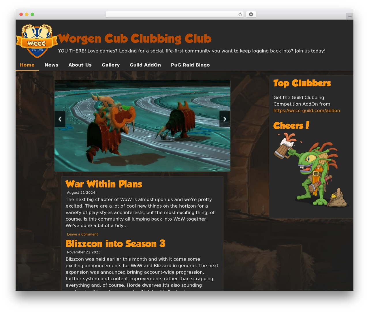 Theme WordPress WCCC - wccc-guild.com Theme WordPress WCCC - wccc-guild.com