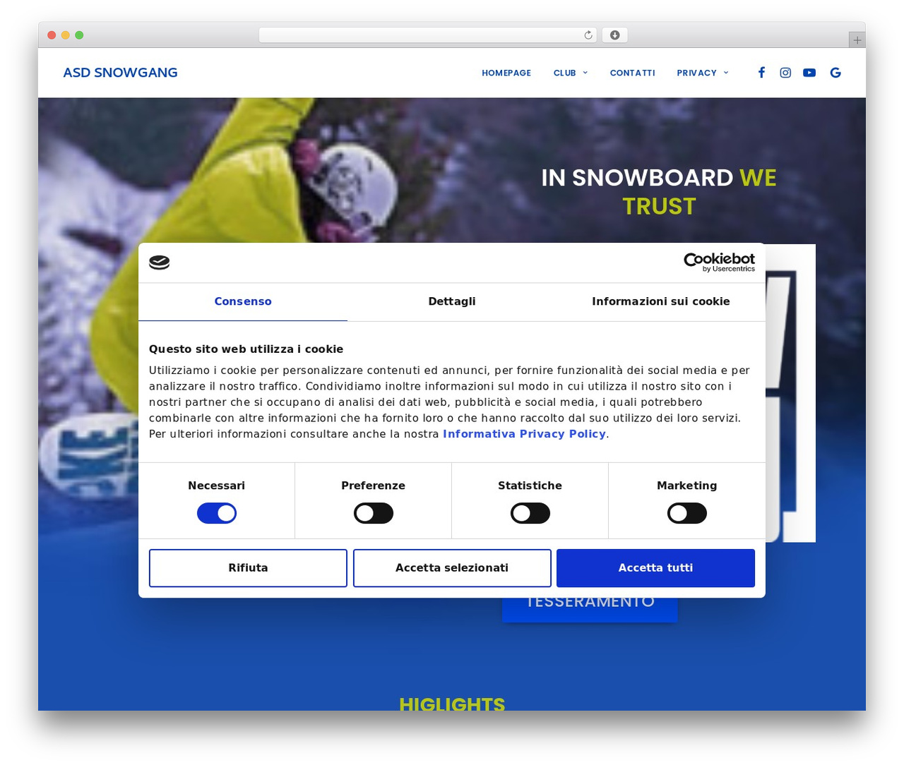 Uncode WordPress website theme - snowgang.com