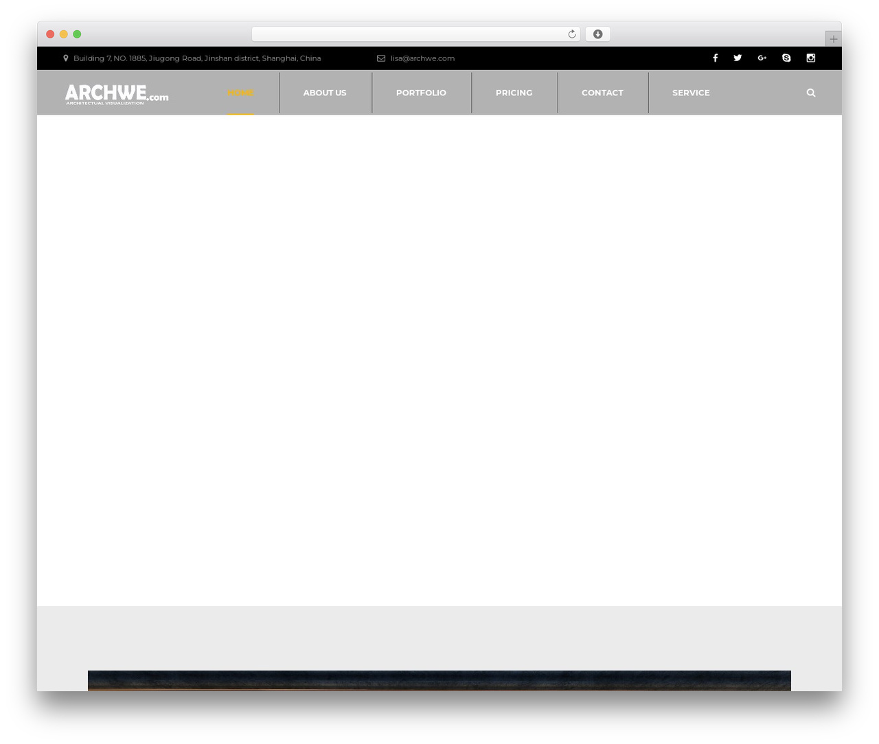 WordPress theme Arctecture - archwe.com