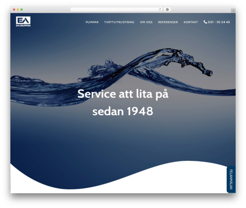 BaseQn WordPress theme - eagruppen.se