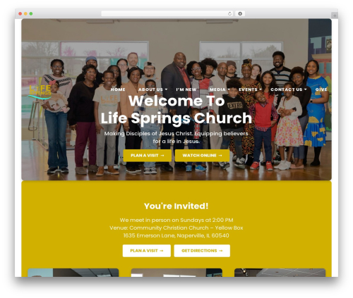 Float WordPress theme - thelifesprings.church