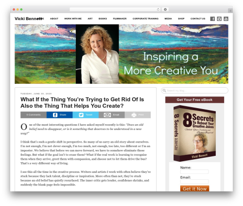 Get Noticed! WordPress theme - vickibennett.com