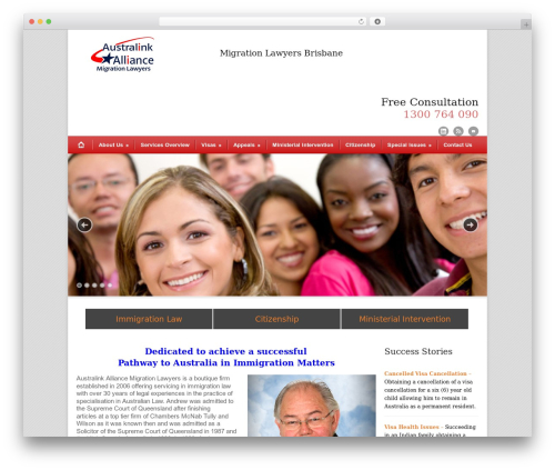 Modernize WordPress theme - australinkalliance.com.au