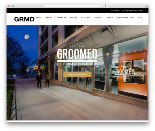 Revolution WordPress theme - groomedatl.com