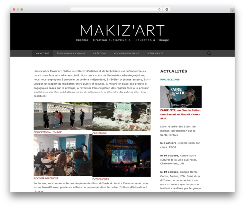 Suits WordPress theme - makiz-art.fr