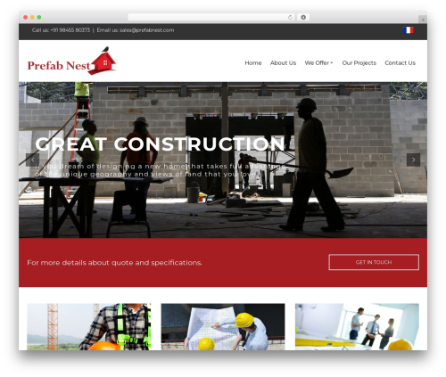 Theme WordPress Multi Dimensional - prefabnest.com