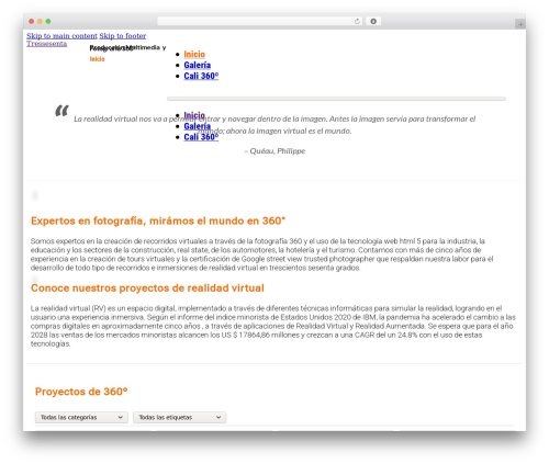 Revslider panorama addon WordPress plugin - tressesenta.co