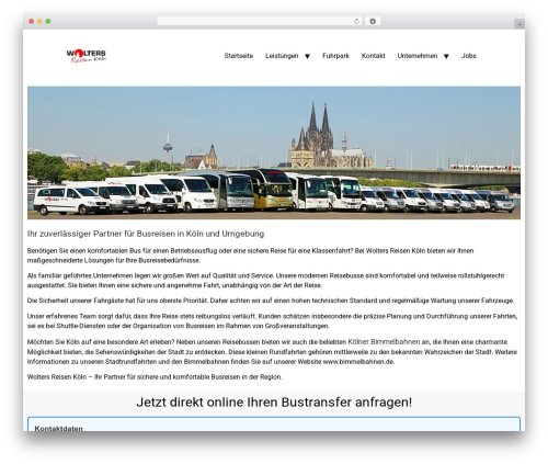 Date picker for contact form 7 WordPress plugin - woltersreisenkoeln.de