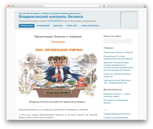 Basic Child WordPress theme - sbbc.ru