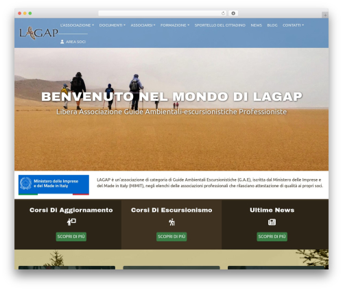 Best WordPress theme Vulcano - lagap.org