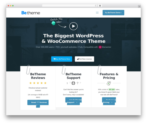 Fittext WordPress plugin - betheme.com