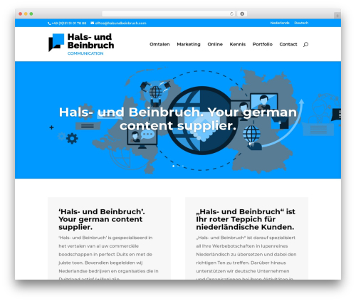 Divi WordPress theme - halsundbeinbruch.com