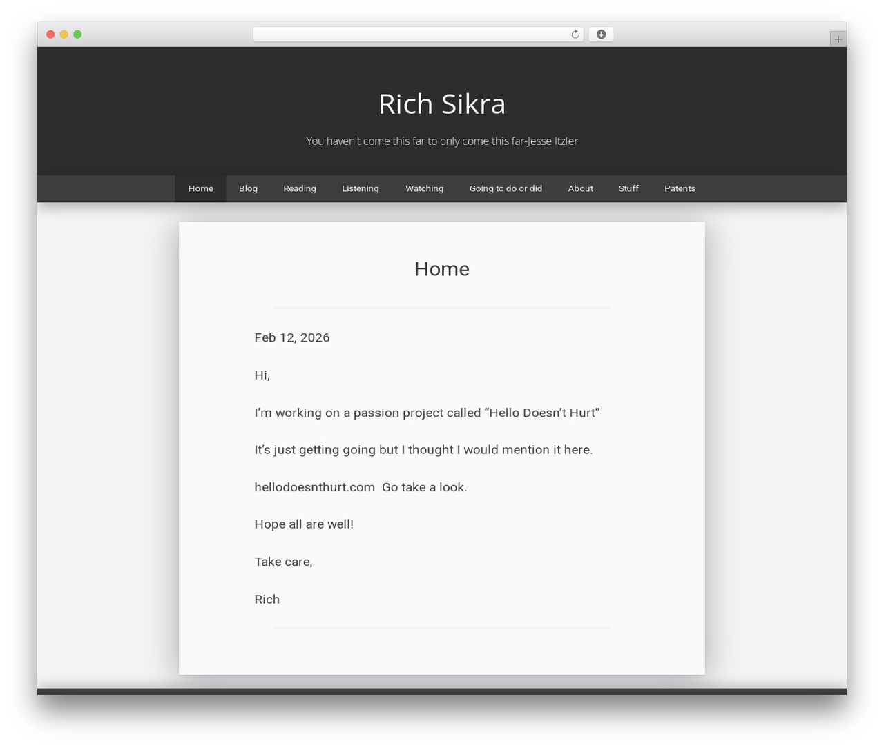 Relativity WordPress theme - richsikra.com Relativity WordPress theme - richsikra.com