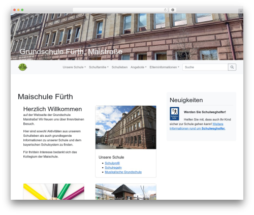 Bs grid main WordPress plugin - maischule.de