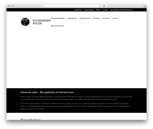 Theme WordPress Divi - schwarzer-adler.com