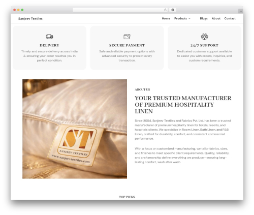 Clever swatches WordPress plugin - sanjeevtextiles.com