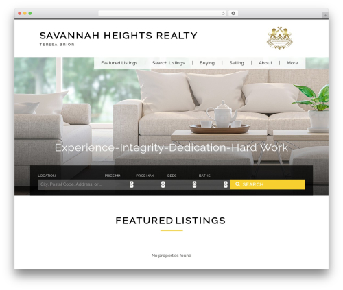 WordPress theme IXACT Framework - savannahheightsrealty.com