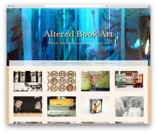 WordPress theme Snaps - alteredbookart.com