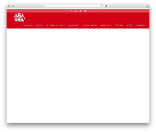 BigSlam theme WordPress - socialosabasket.it