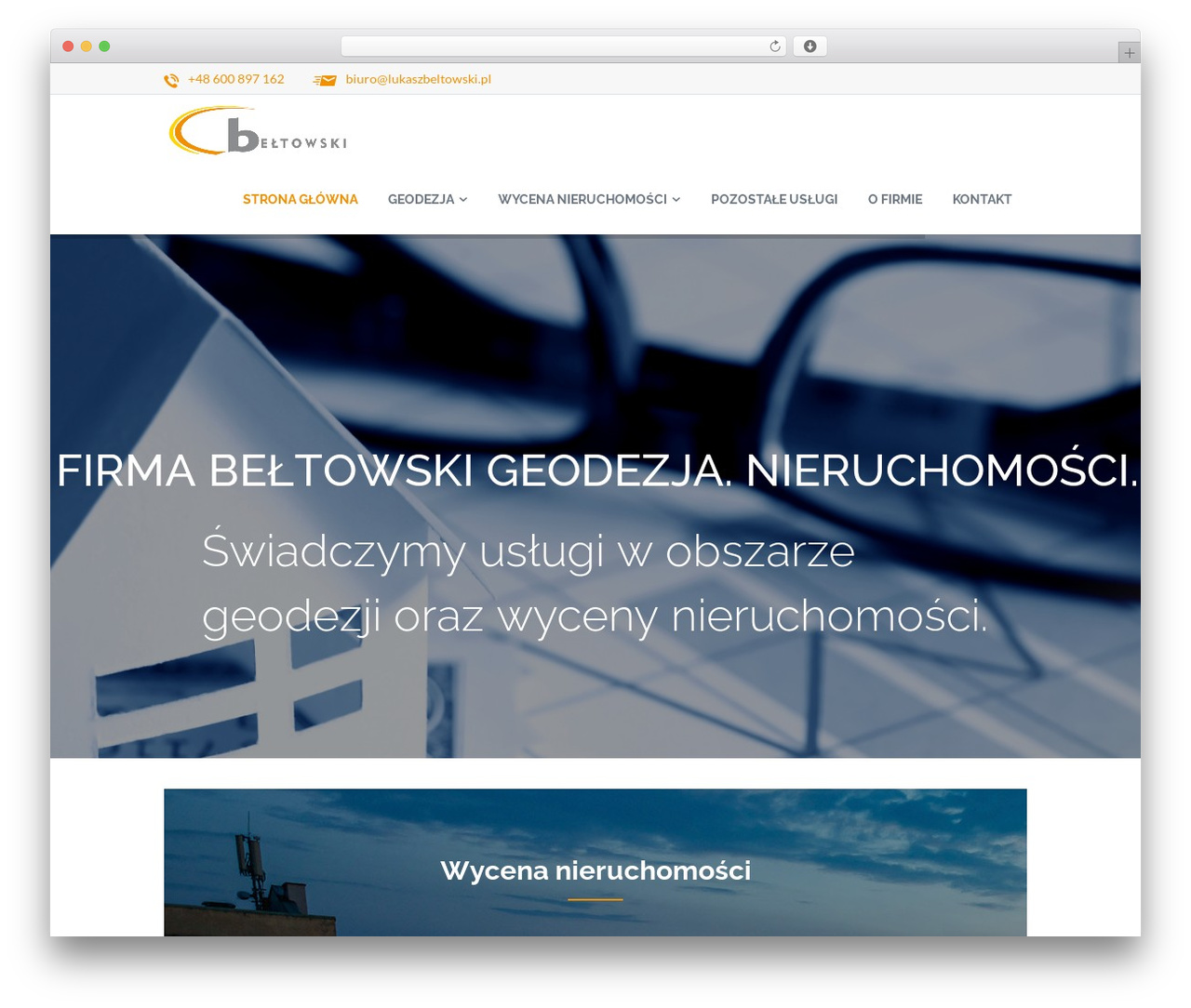 Borbis WordPress theme - lukaszbeltowski.pl