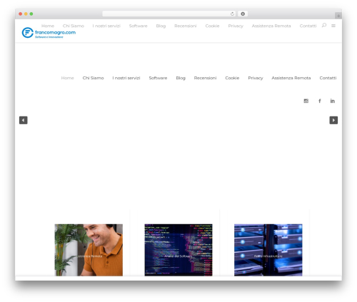 ConnectWP WordPress theme design - francomagro.com