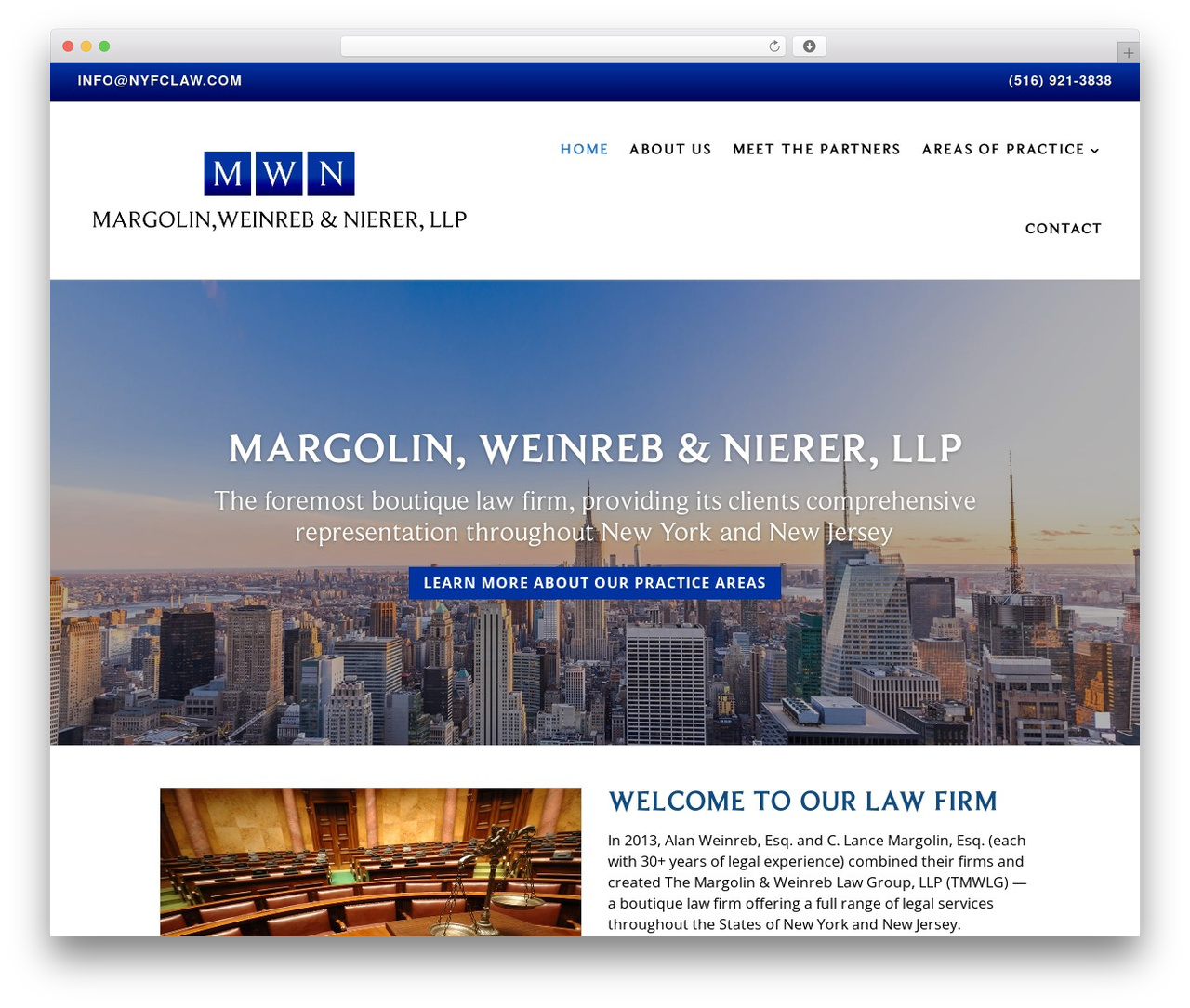 Divi WordPress theme - nyfclaw.com