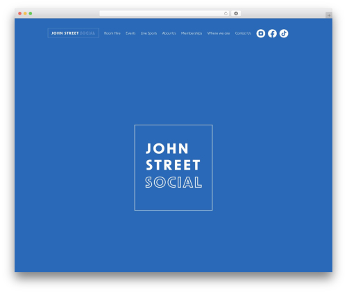 Forever Wild theme WordPress - johnstreetsocial.co.uk