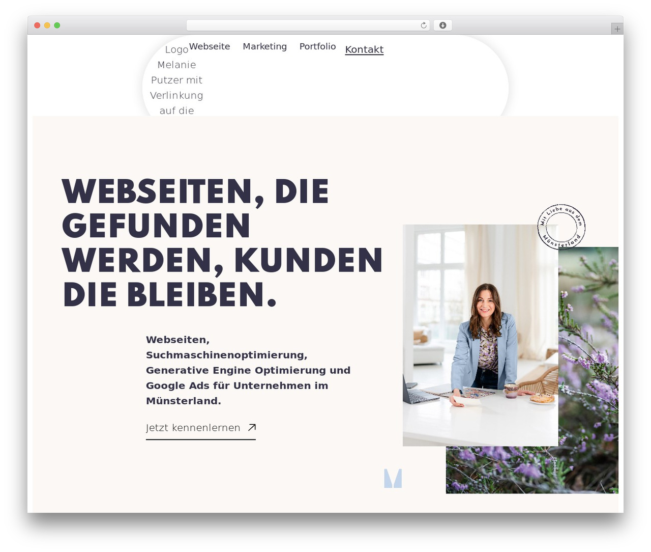 Hello Elementor WordPress theme - melanieputzer.com