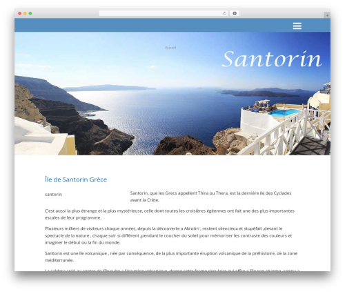 Optimizer PRO WordPress theme - santorinpascher.fr