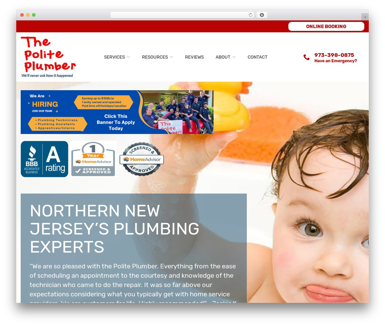 Reach Local WordPress theme - thepoliteplumber.com