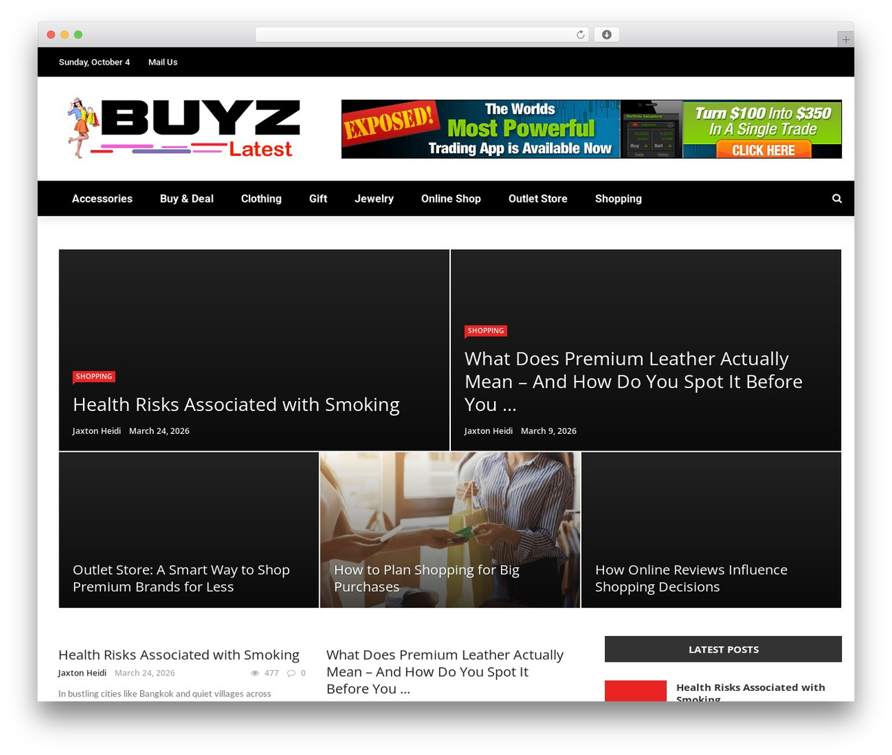 Rubik WordPress theme - buyzlatest.com Rubik WordPress theme - buyzlatest.com