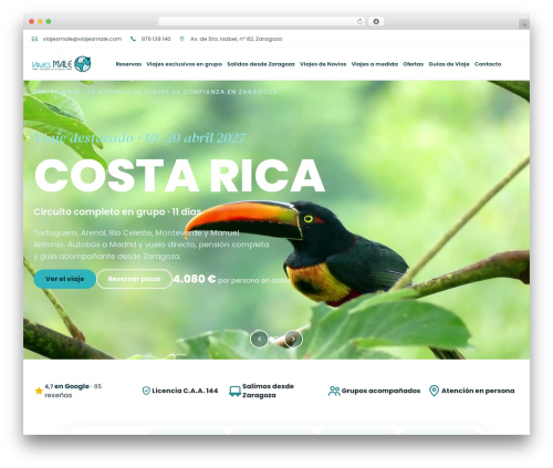 Setsail core WordPress plugin - viajesmale.com