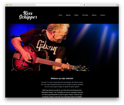 Webstage WordPress theme design - keesschipper.com