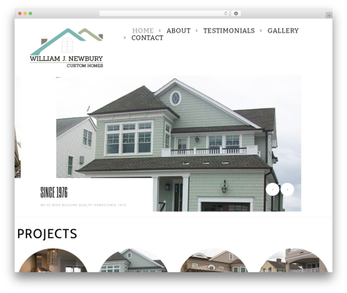 WordPress theme cherry - newburycustomhomes.com