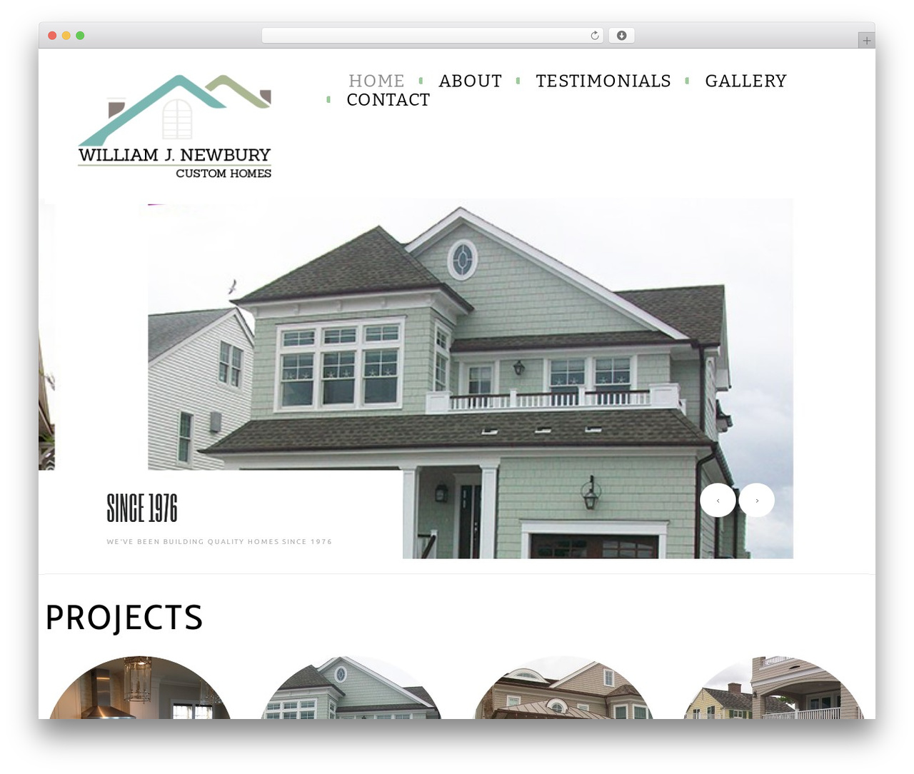 WordPress theme cherry - newburycustomhomes.com