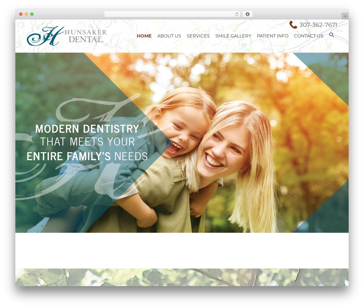 WordPress theme DentalCMO - hunsakerdentistry.com
