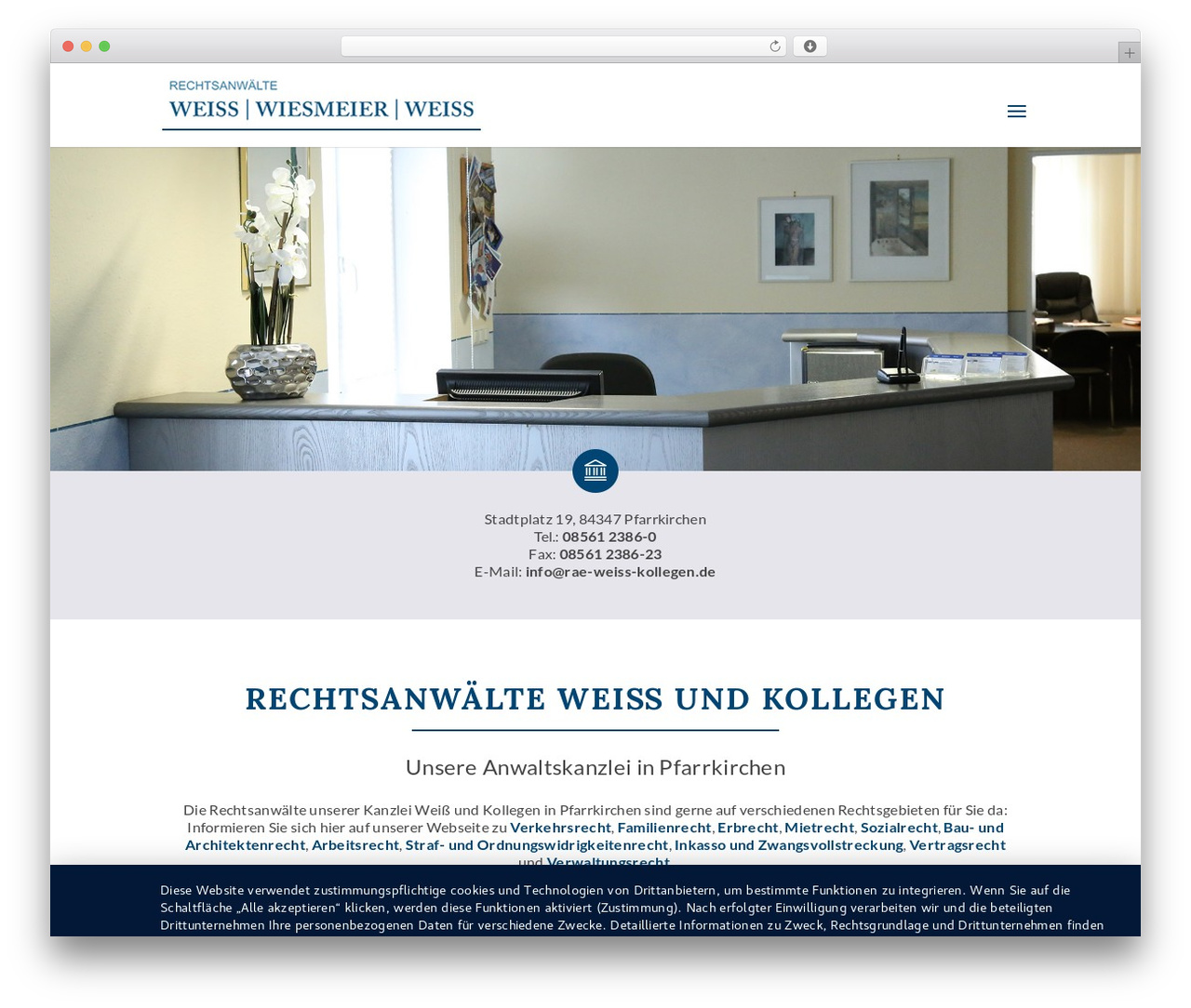 WordPress theme Divi - rae-weiss-kollegen.de