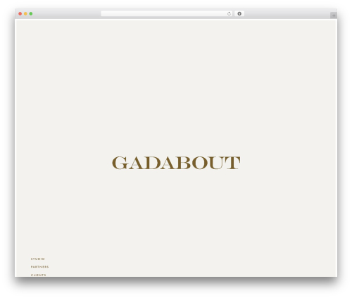 WordPress theme Gadabout Base Theme - gadaboutcreative.com