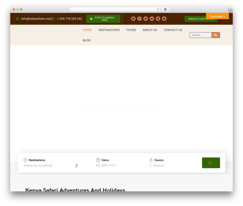 Ova brw WordPress plugin - luteasafaris.com
