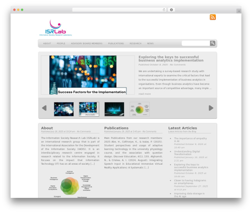 WordPress theme WP-Creativix - isrlab.org WordPress theme WP-Creativix - isrlab.org