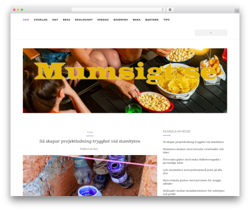 Activello free WP theme - mumsigt.se