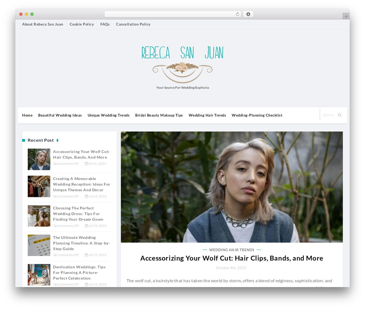 Best WordPress theme Alphabet - rebecasanjuan.com