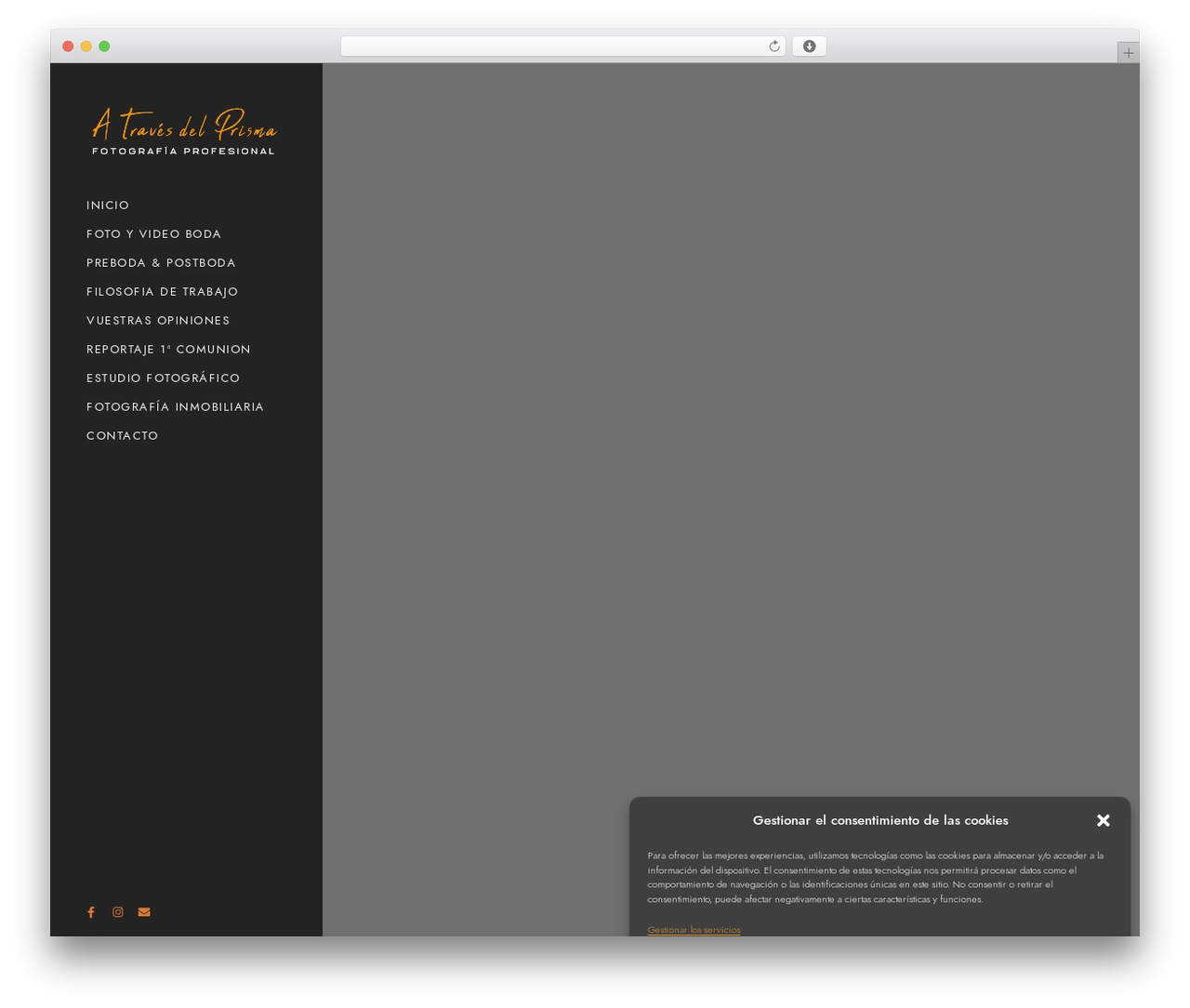 Blacksilver theme WordPress - atravesdelprisma.com