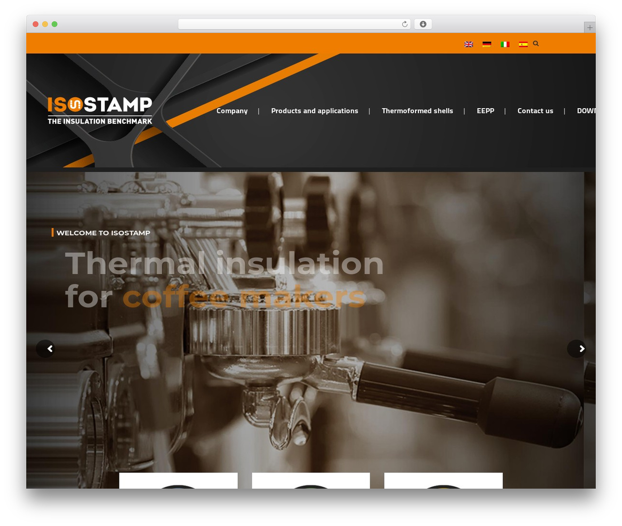 Bridge WordPress theme design - isostamp.com
