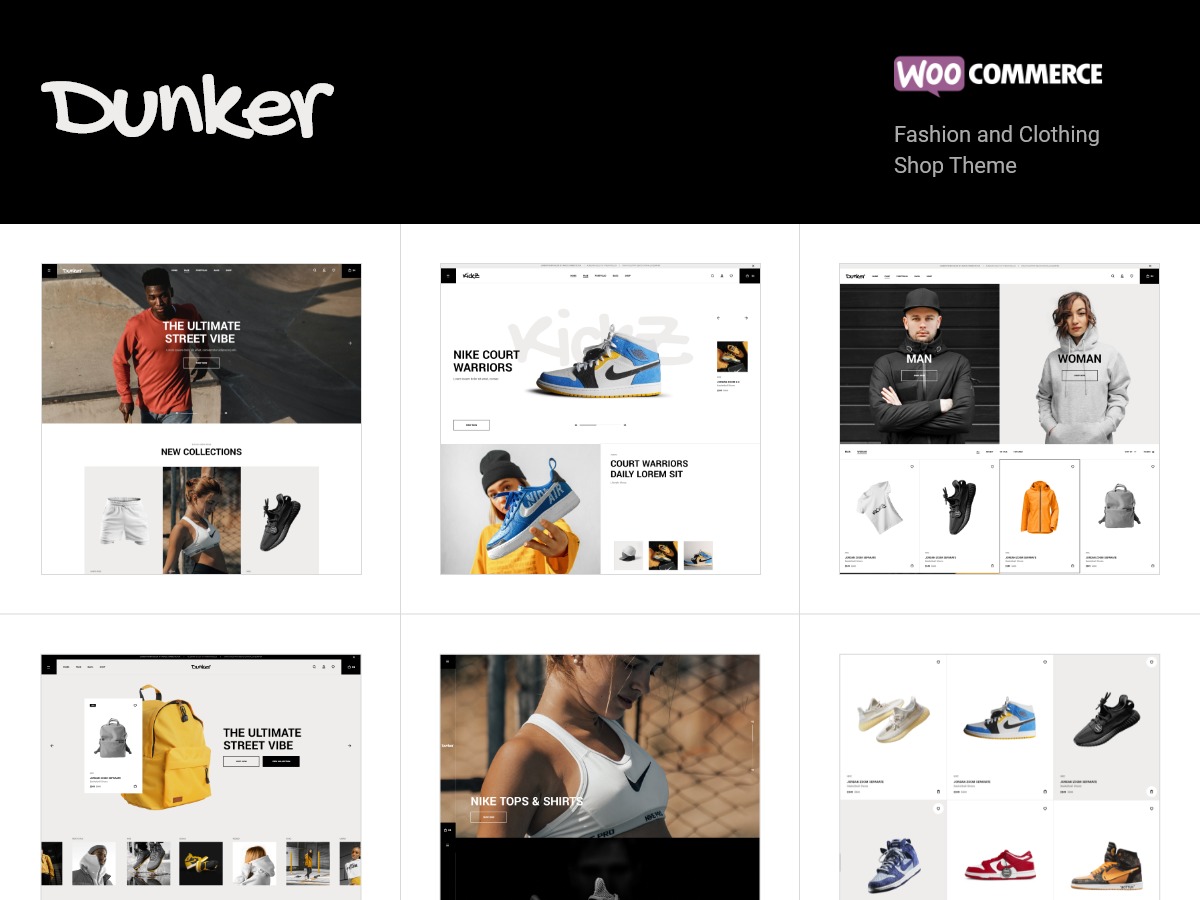 Dunker WordPress theme Dunker WordPress theme