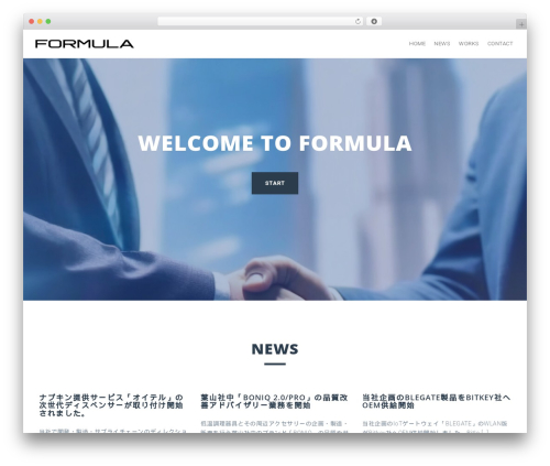 Perth portfolio WordPress plugin - formula-inc.co.jp