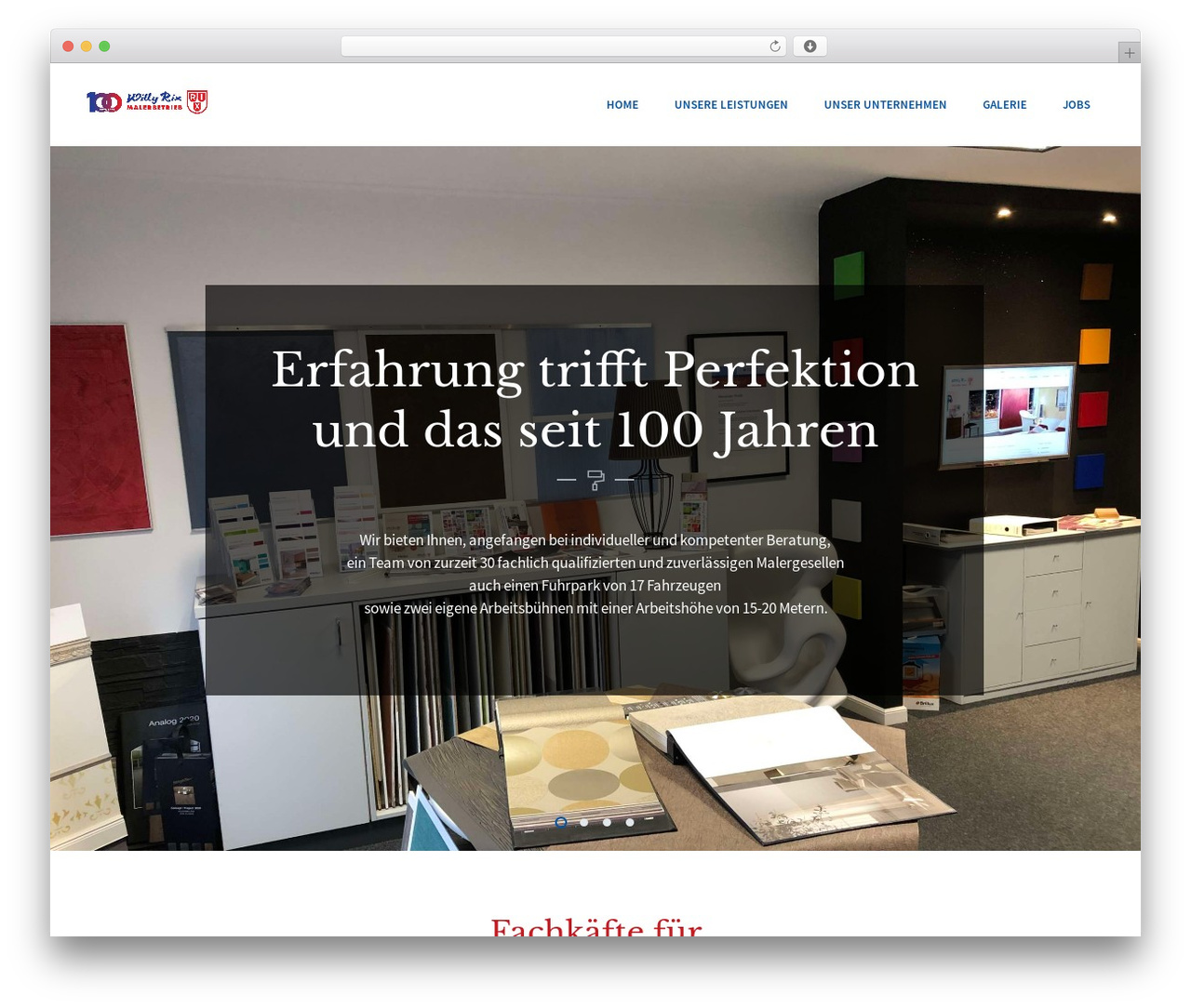 ProRange WordPress theme - maler-rix.de